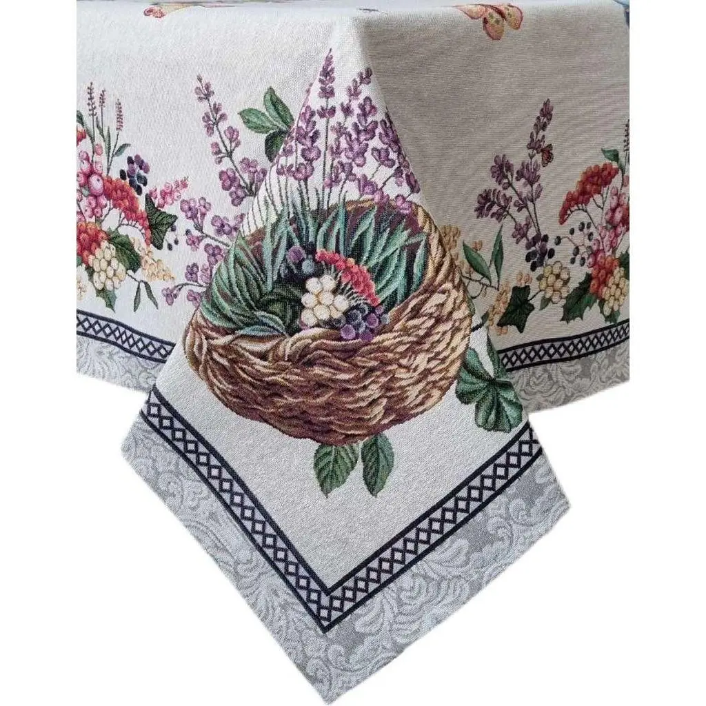 Скатертина Прованс Лавандове поле 140х130 см (26018) - фото 2