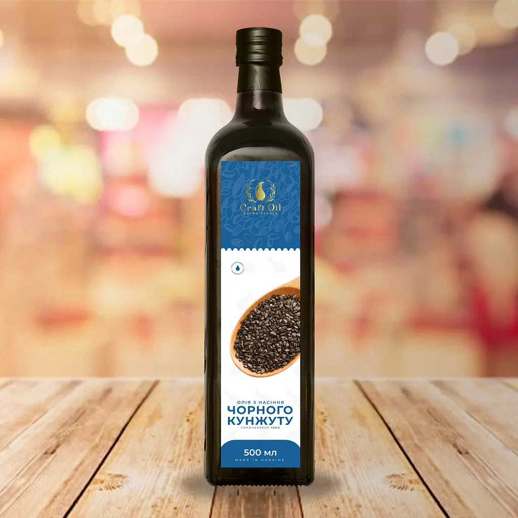 Олія кунжутна чорна Craft Oil 500 мл (1693258410)