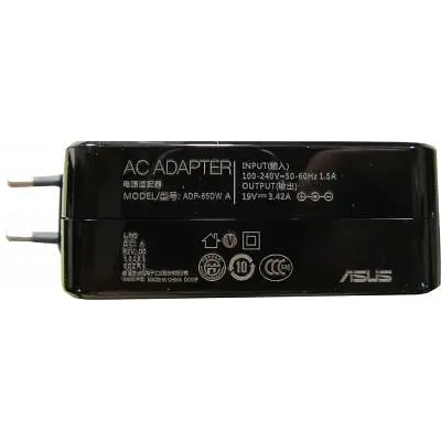 Блок живлення до ноутбуку ASUS 65W 19V 3.42A разъем 4.5/3.0 (pin inside) (ADP-65DW / A40152) - фото 2