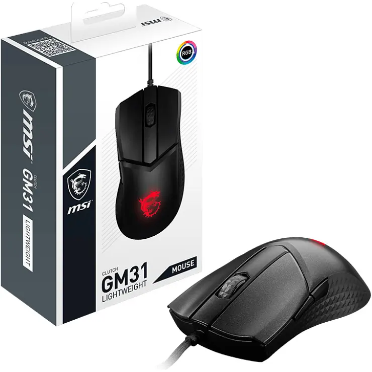 Мышь MSI Clutch GM31 Lightweight Black [99848] - фото 5