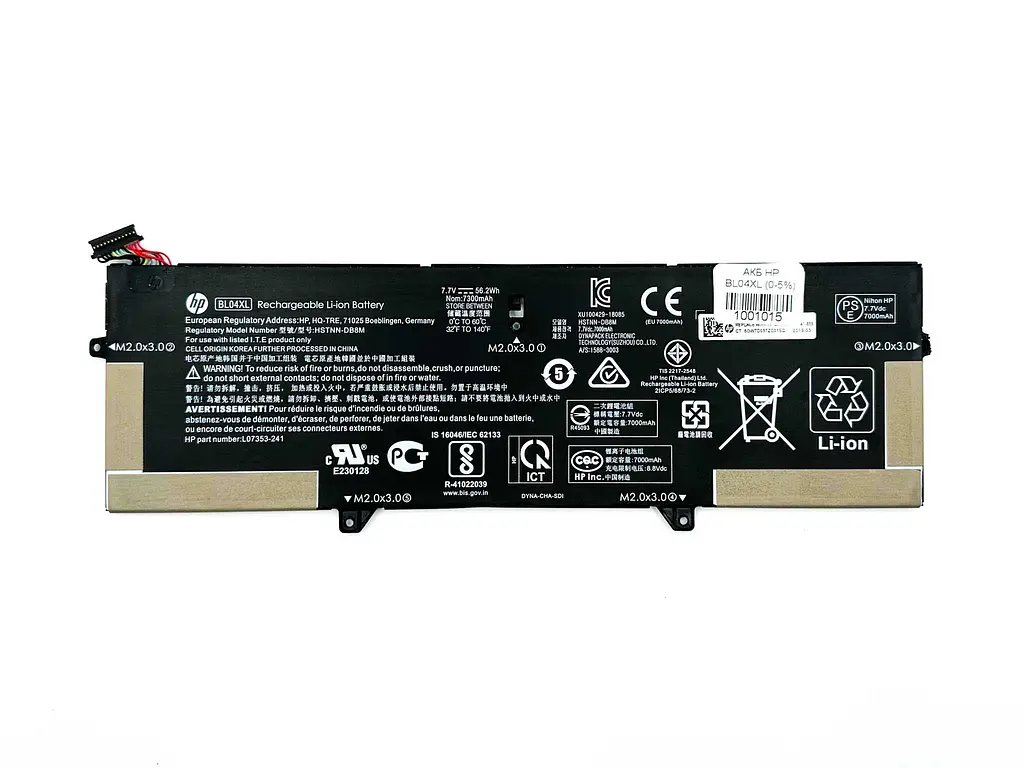 Акумулятор HP BL04XL HP EliteBook X360 1040 G5 G6 0-5%