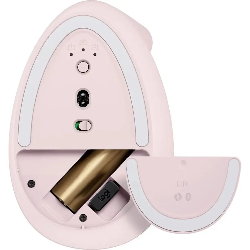 Миша Logitech Lift Vertical Ergonomic Mouse Rose (910-006478) [92349] - фото 5