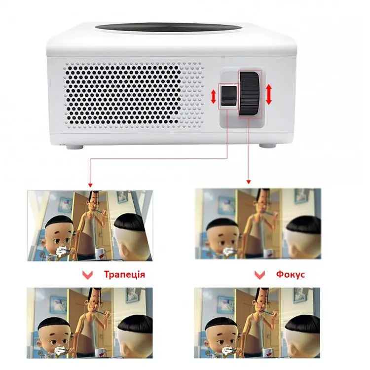 Проектор FullHD Panoplus MSK XPRO с внешним WiFi со Screen Mirroring 10000 lm Bluetooth и контрастностью до 10000 для презентаций школ и ВУЗов + Доставка в комплекте (P00594_7799) - фото 3