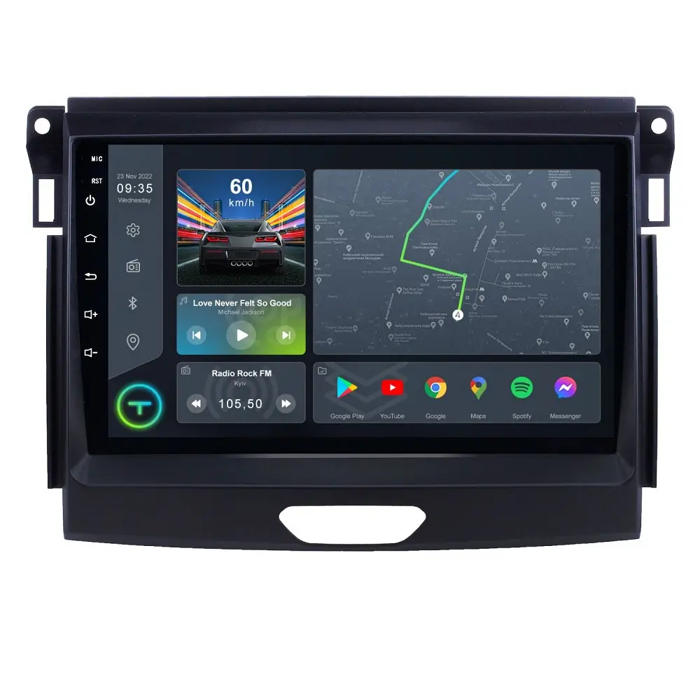 Штатна магнітола TORSSEN Ford Ranger 15-19 FL9 4+64Gb 4G Carplay DSP