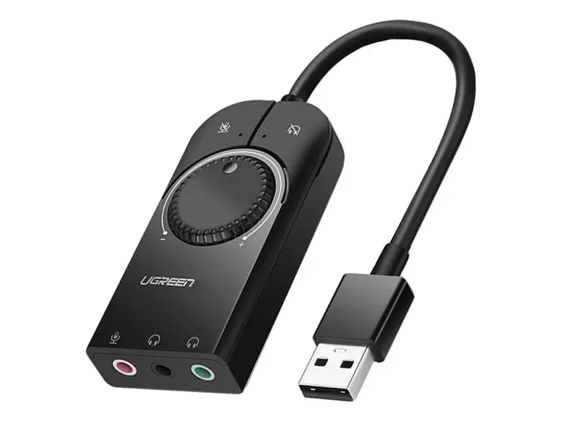 Звукова карта UGREEN CM129 Black (40964) - фото 2
