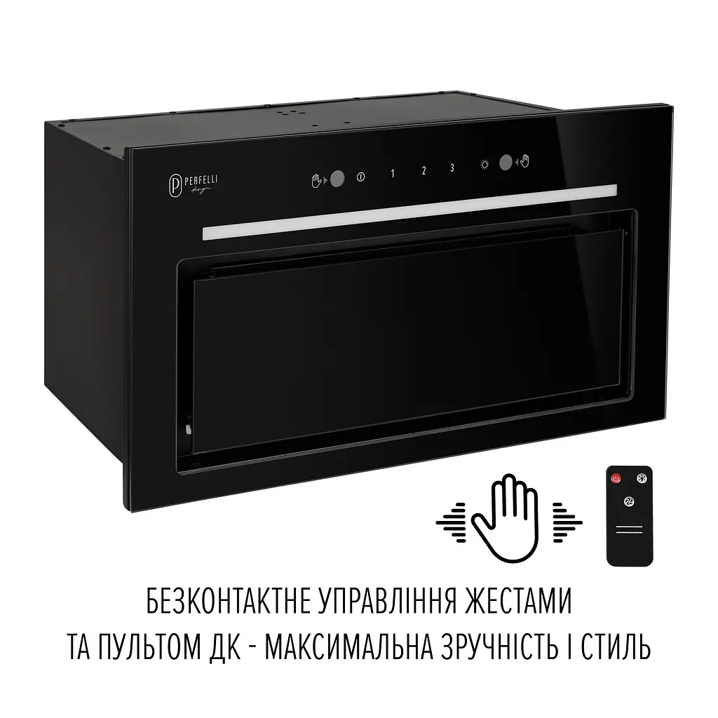 Витяжка повновбудована PERFELLI DESIGN FILINI 5 NW NERO SILENZIO - фото 6
