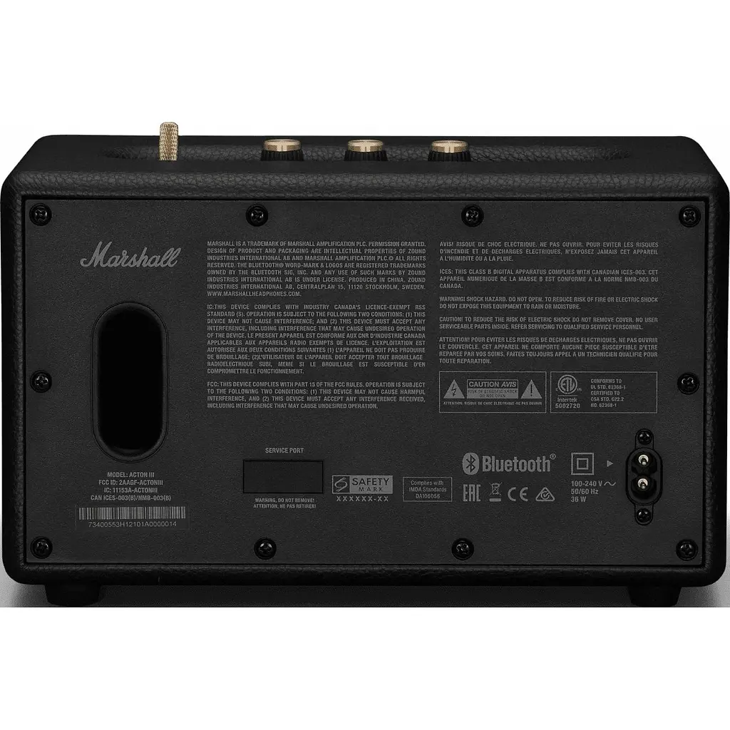 Портативная акустика Marshall Acton III Black 1006004 (Asian Version) - фото 3