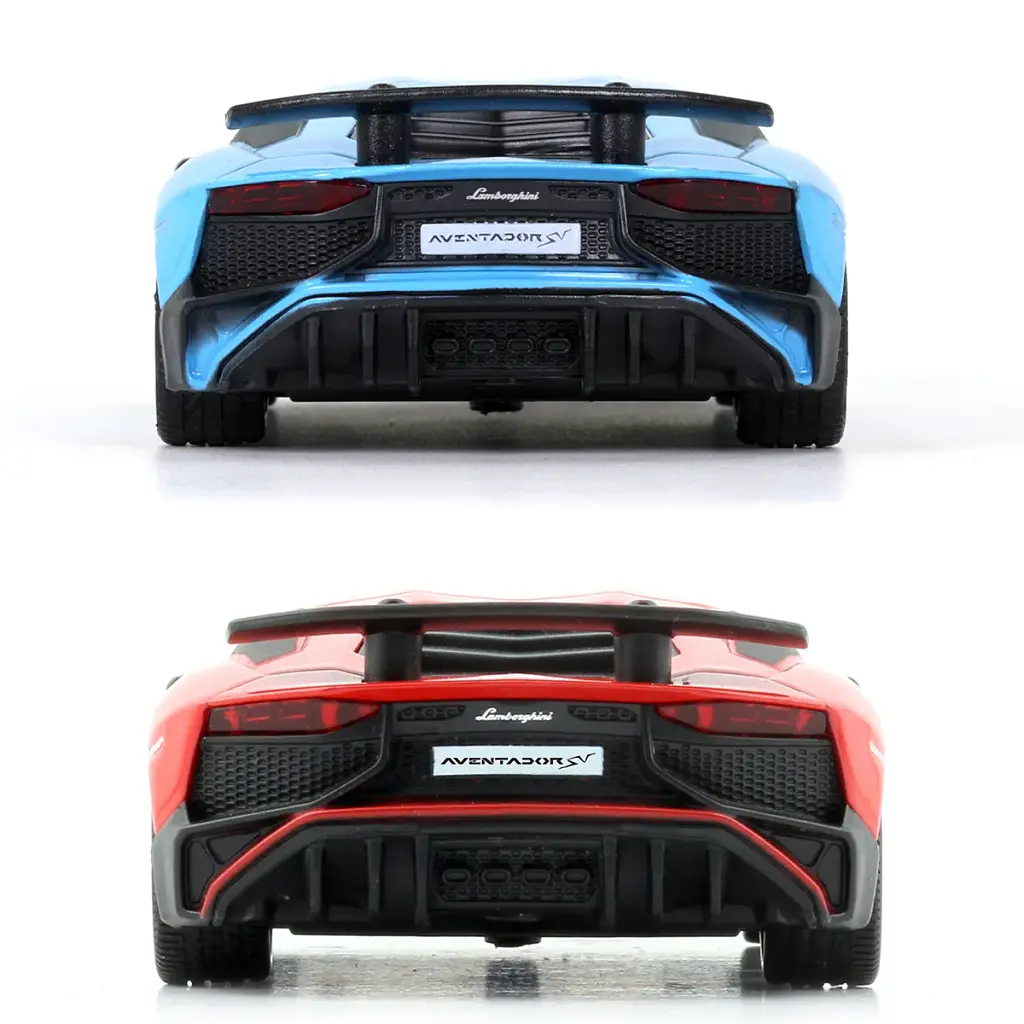 Автомодель - LAMBORGHINI AVENTADOR (червоний, синій) - фото 4