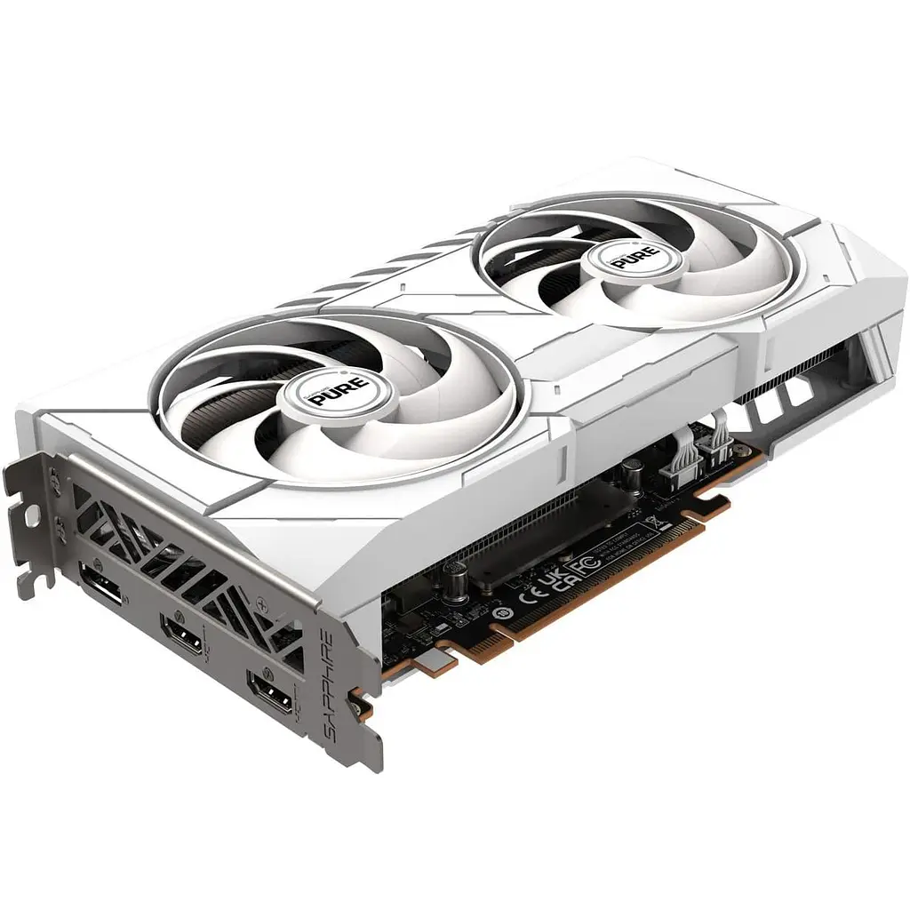 Видеокарта Sapphire AMD Radeon RX 9060 XT 16GB PURE (11350-02-20G) (GDDR6, 128 bit, PCI-E v5.0 x16) - фото 2