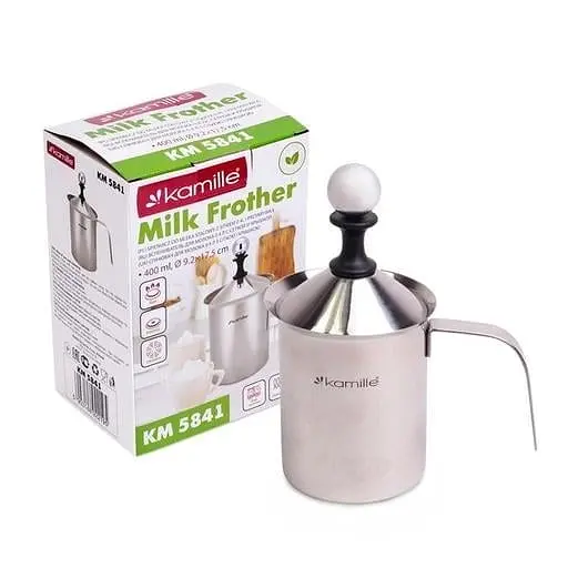 Спінювач молока Kamille 0.4 л (KM-5841) - фото 2