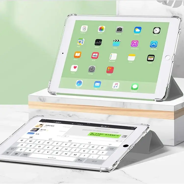 Чехол-книжка BeCover Tri Fold Soft TPU для Apple iPad mini 6 2021 Gray (706722) - фото 4