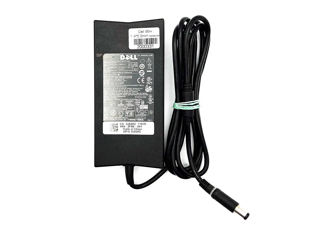 Блок живлення Dell 90w 7,4x5,0 (плоский) 3Pin - Б/В - фото 2