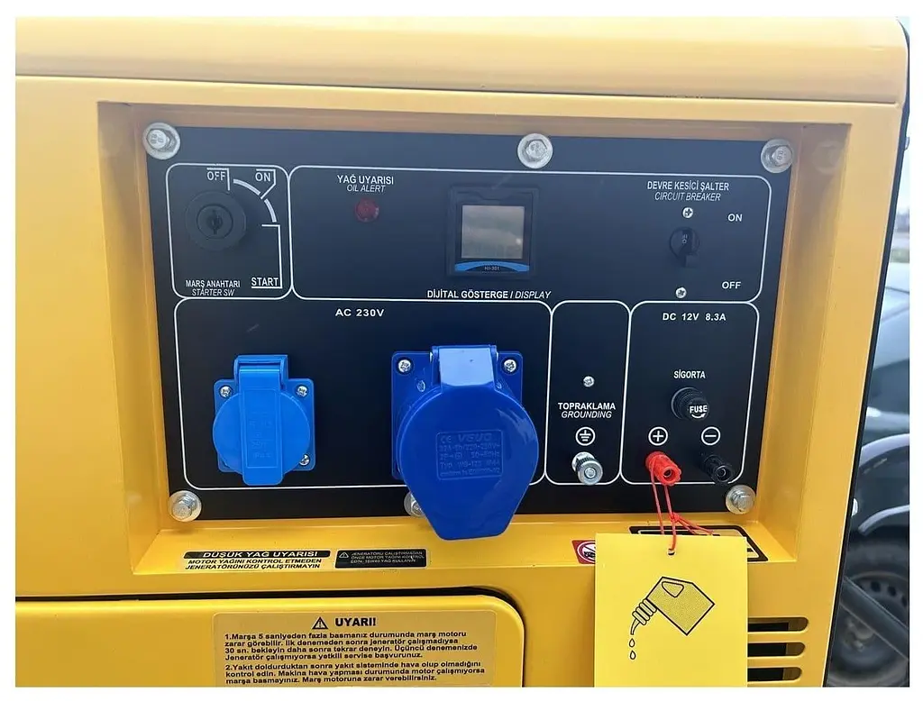 Генератор Синхронний KAMA KDK7500SCA, дизель, 5.5kW, 6.9KVA, 230V, ATS, 14,5л / 5000 Вт / Дизель (KDK7500SCA) - фото 3
