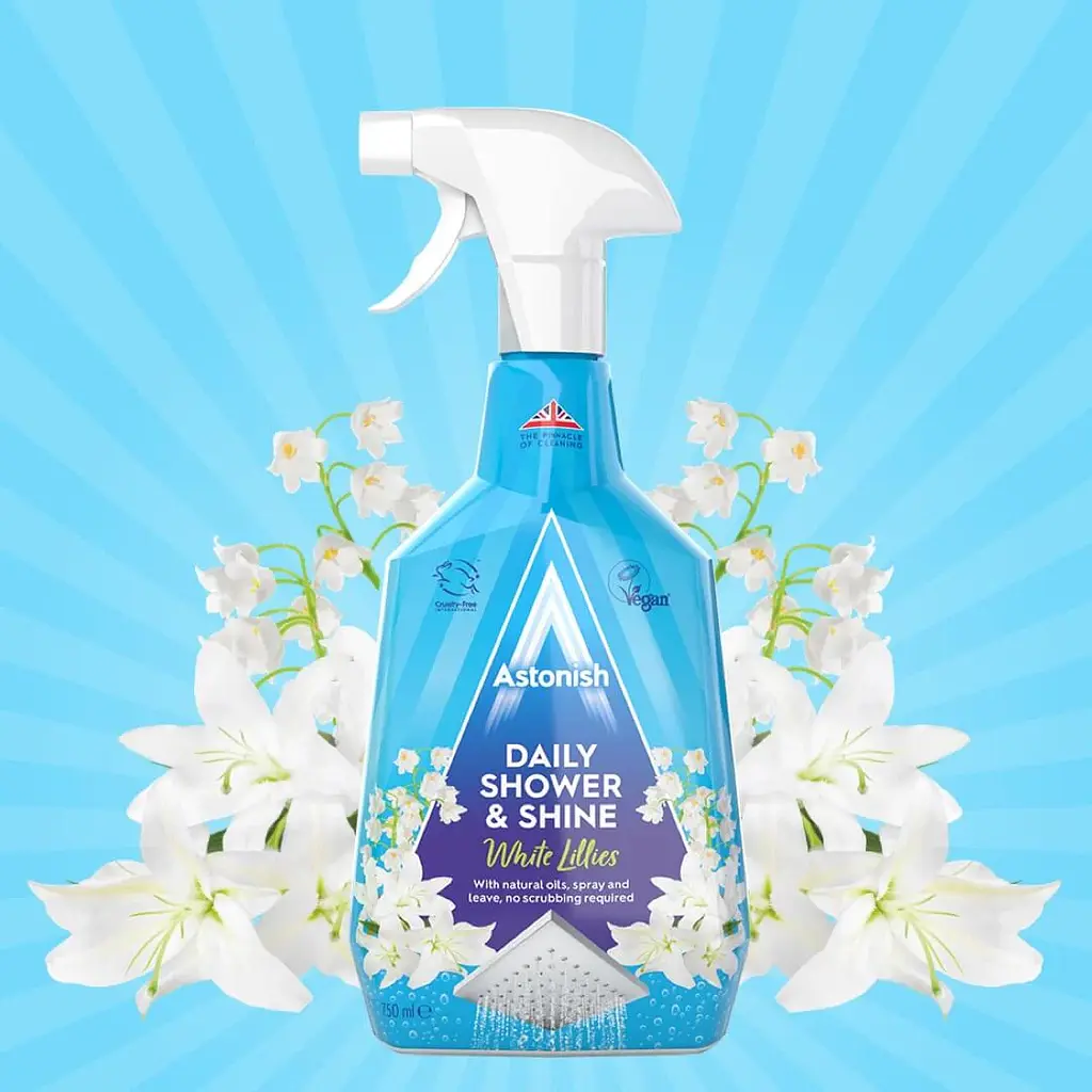 Антибактериальное средство для душевых кабин длительного действия Astonish Daily Shower Cleaner 750 мл - фото 2