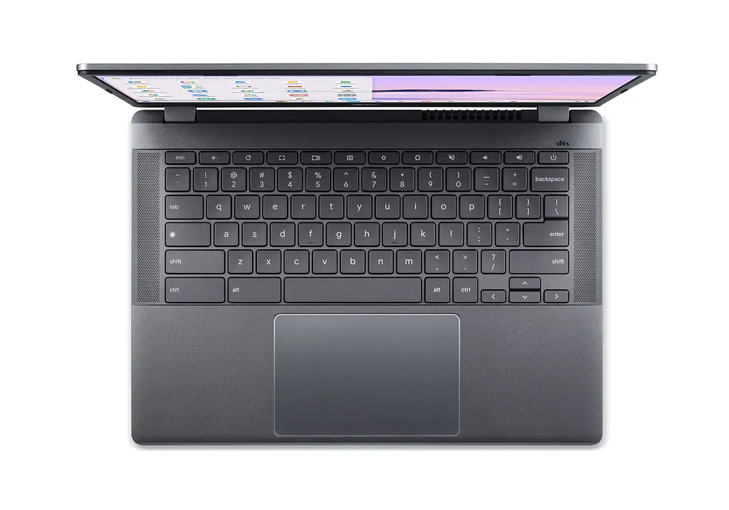 Ноутбук Acer Chromebook Plus CB514-4H 14' FHD IPS, Intel i3-N305, 8GB, F512GB, UMA, ChromeOS, серый (NX.KUZEU.001) - фото 7