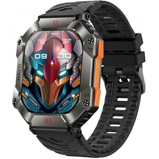 Розумний смарт-годинник Uwatch Smart Racer K з компасом Чорний - фото 2
