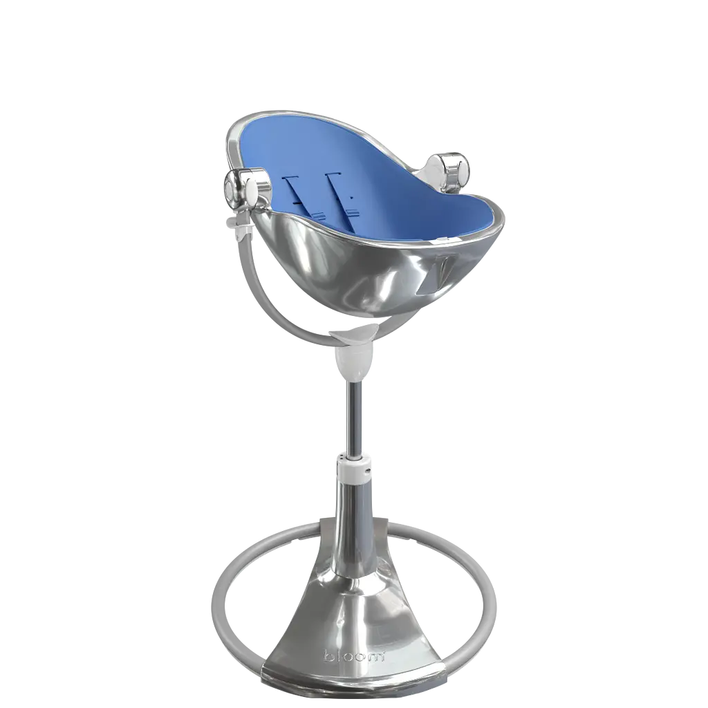 Стульчик для кормления Bloom Fresco Silver/Riviera blue (E10535-S\E10540-RBL) - фото 6