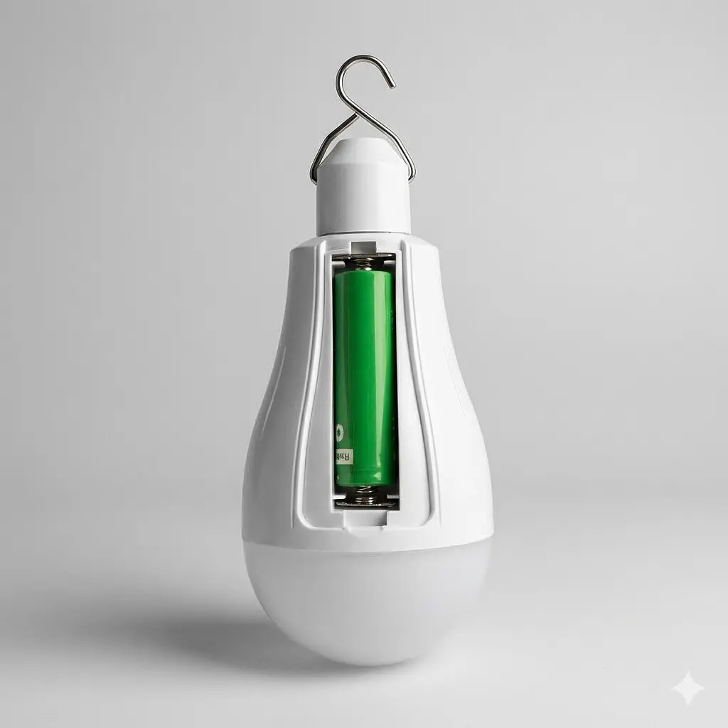 Кемпінгова акумуляторна LED-лампа Rainberg P921 30W (1500 Lm, 2x18650) підвісна, з USB-зарядкою - фото 3