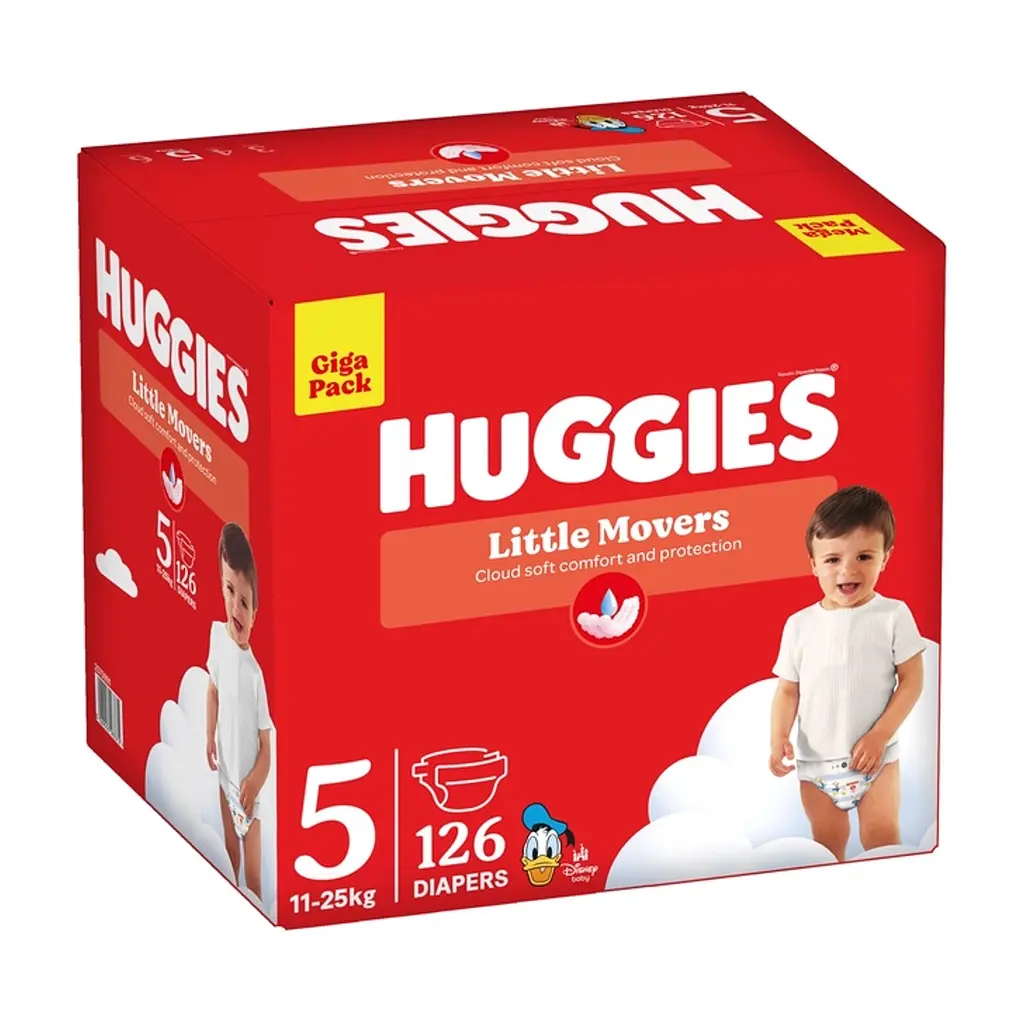 Підгузки Huggies Little Movers 5 (11-25 кг) M-pack, 126 шт (5029053583419) - фото 3