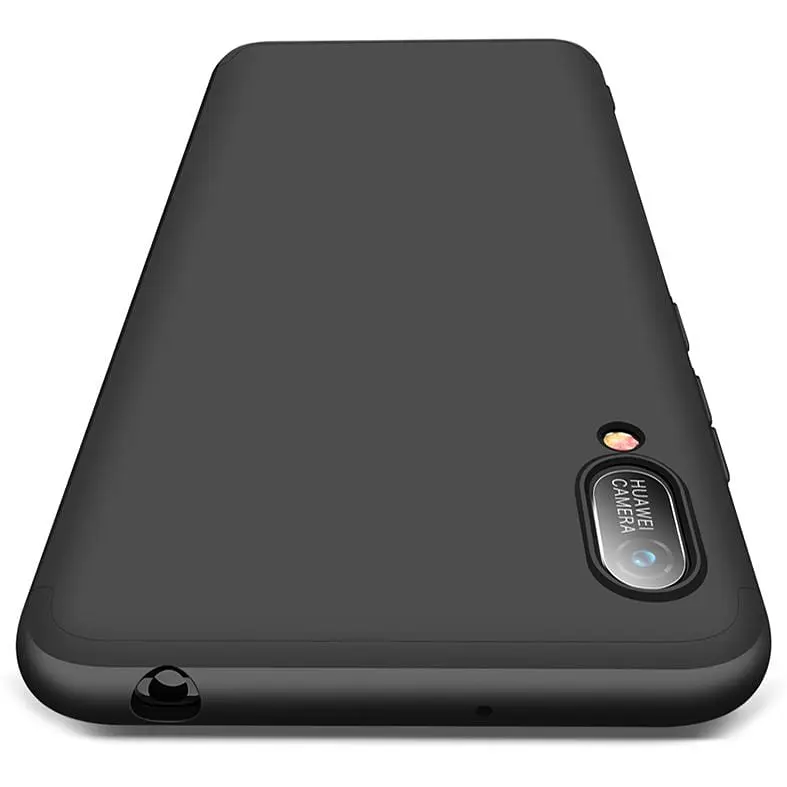Чехол-накладка GKK 3 in 1 Hard PC Case HuAwei Y6 2019 Black - фото 2