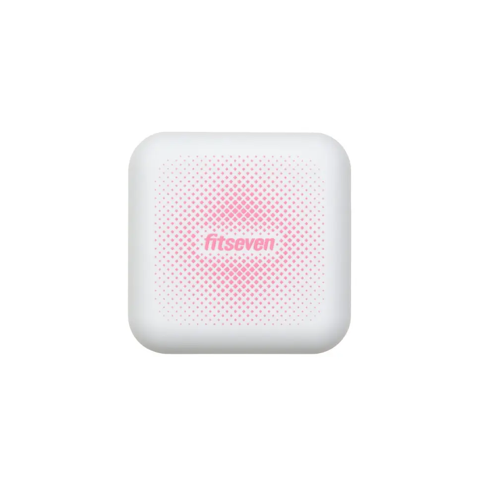 Кейс для капсул Fitseven UZSPACE TP005WP, білий з ромбами - фото 2