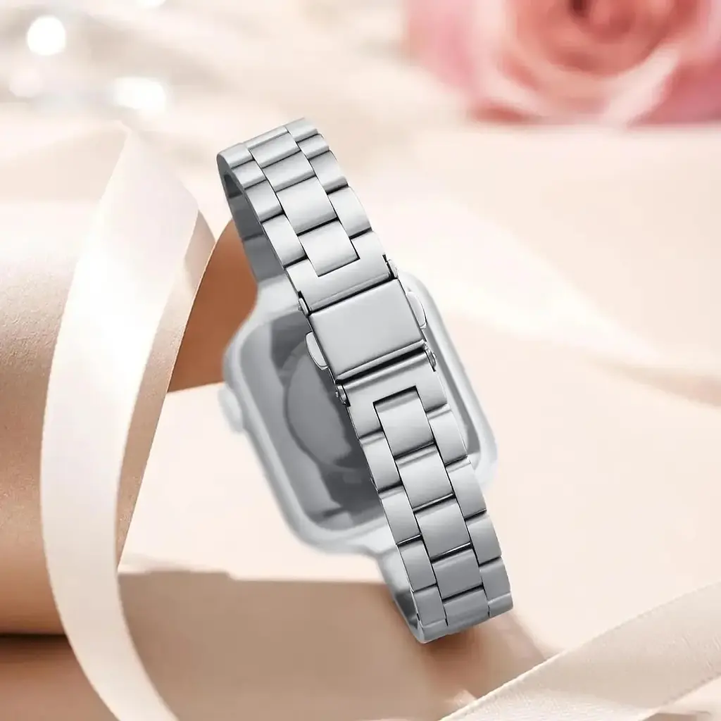 Браслет Gearyou для Apple Watch 40 мм, 38 мм, 41 мм, 44 мм, 42 мм, 45 мм металевий - фото 5
