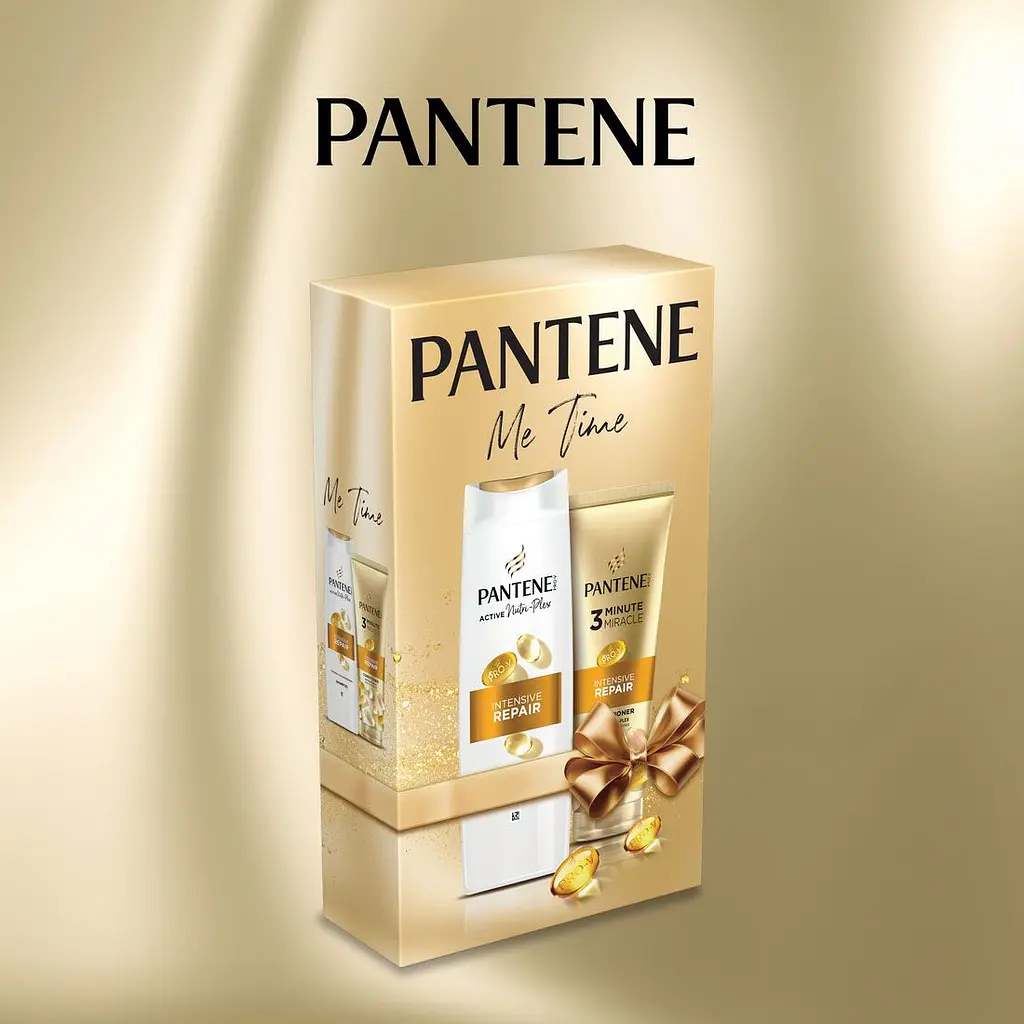 Подарунковий набiр Pantene Інтенсивне відновлення: Шампунь 400 мл + Бальзам-ополіскувач 220 мл - фото 2