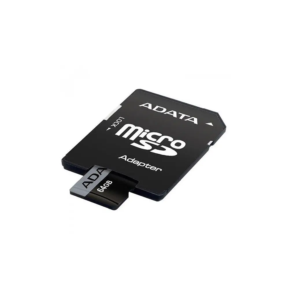 Карта пам'яті microSDXC (UHS-1 U3) A-DATA Premier Pro 64Gb Class 10 V30S A2 (R-100Mb/s W85Mb/s) (adapter SD) - фото 2