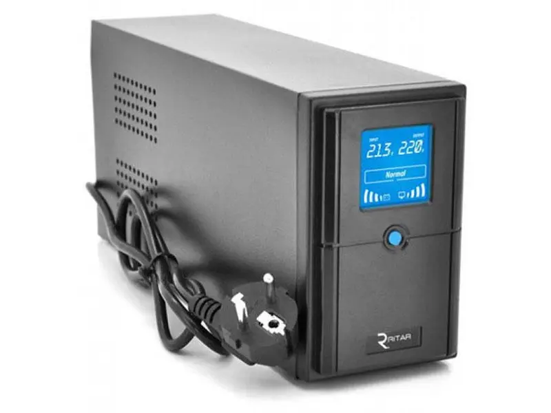 Лінійно-інтерактивне ДБЖ RITAR E-RTM1000 (600W) ELF-D (E-RTM1000D)