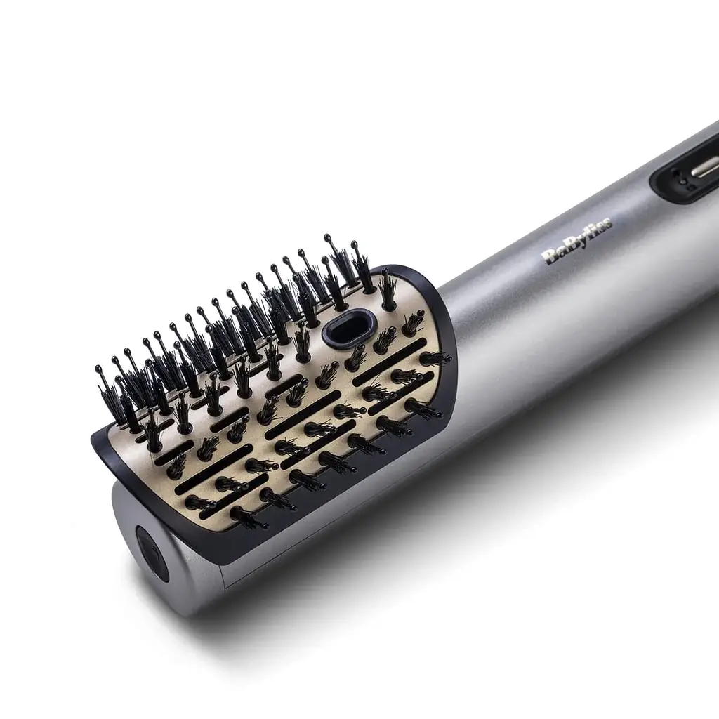 BaByliss Фен-щітка Babyliss Limited Edition SilverGold, 1600Вт, 4 режими, іоніз-я, хол. обдув, кераміка, сірий - фото 4