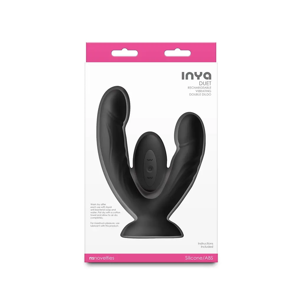 Подвійний ділдо з вібрацією NS Novelties INYA Duet - фото 4