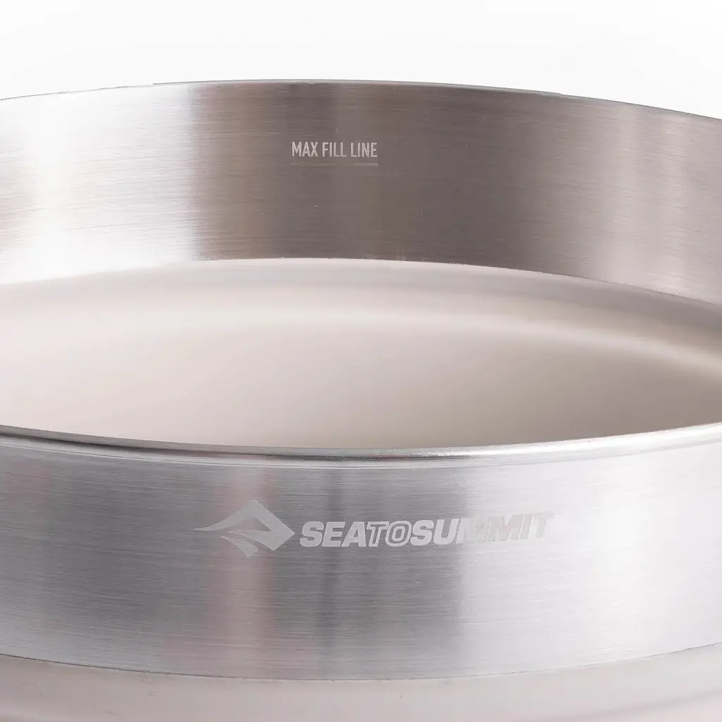 Кастрюля складная Sea to Summit Detour Stainless Steel Collapsible Pot 5 L Серый - фото 6