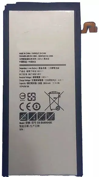 Акумулятор до телефону Samsung EB-BA800ABE 3050mAh - фото 4
