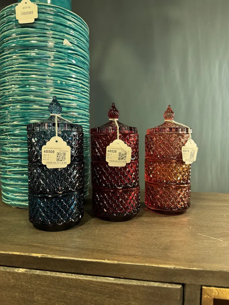 Шкатулка J-line з трьох ярусів помаранчева (48518) - фото 3