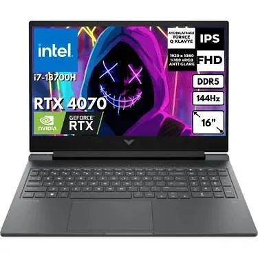 Ноутбук HP Victus 16 16.1", 144 Гц, i7-13700H, RAM 32 ГБ DDR5, SSD 1000, RTX 4070 8 ГБ Refurbished - фото 2