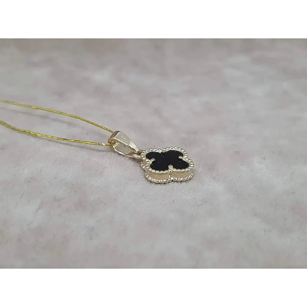 Золота підвіска Платон Конюшина з агатом. 2П125/67Б - фото 2