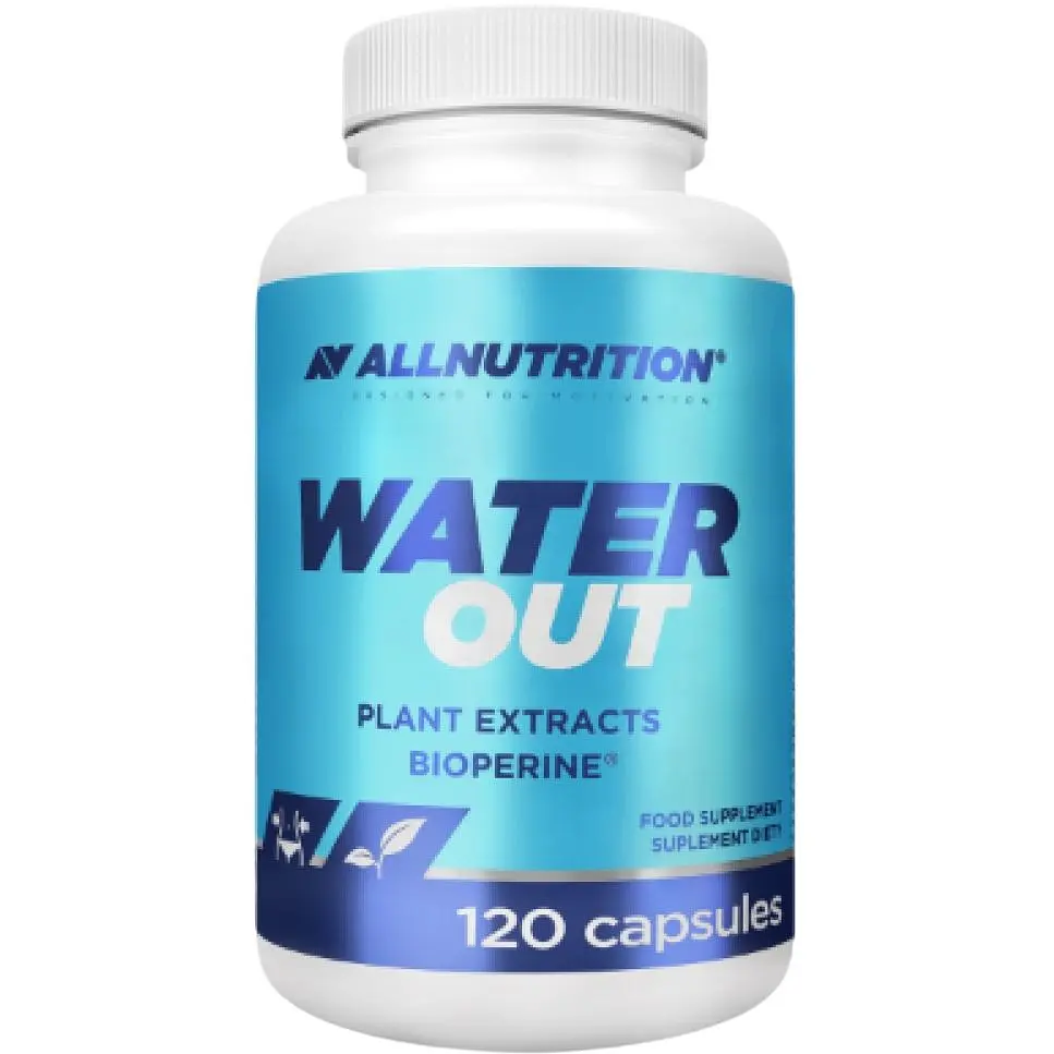 Добавка Allnutrition Water Out для вывода лишней воды из организма 120 капсул - фото 1