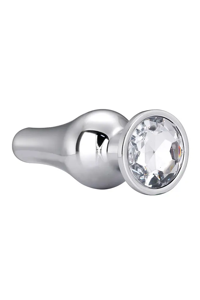 Анальна пробка Gleaming Love Pleasure Plug L 12.7 см (срібляста) - фото 3