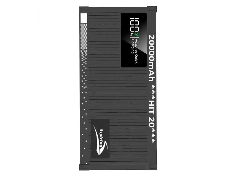 Зовнішній акумулятор (Power Bank) Aspiring Hit 20 20000mAh Black (PPHT.H02) - фото 2