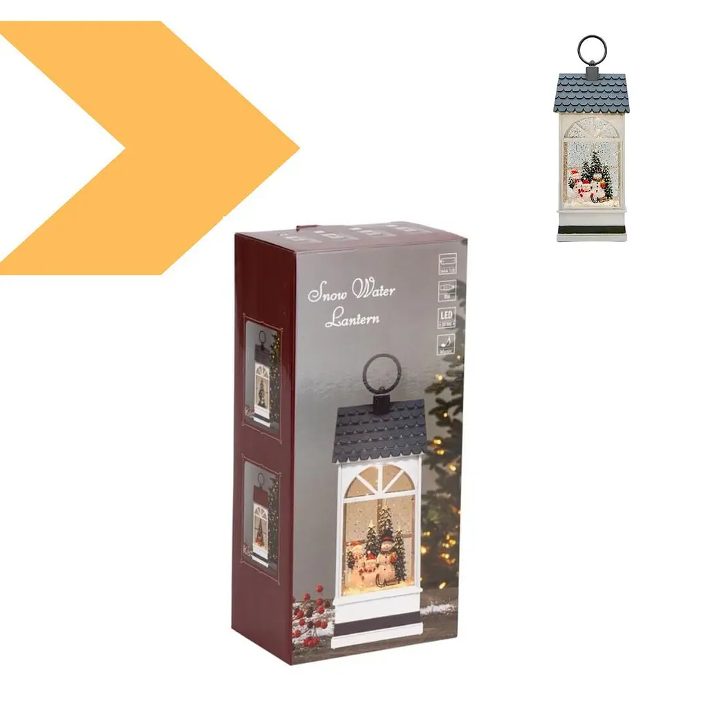 Новорічний нічник-ліхтар з ефектом метелика XMAS WDL-24074B (47704-10099_818) - фото 3