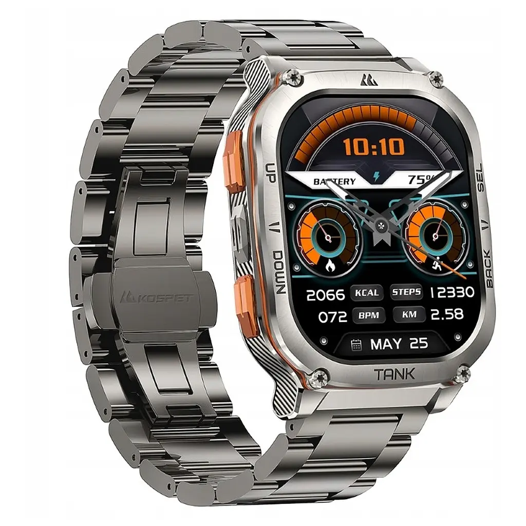Смарт-часы KOSPET Tank M3 ULTRA SE SILVER (6974958251071) - фото 3