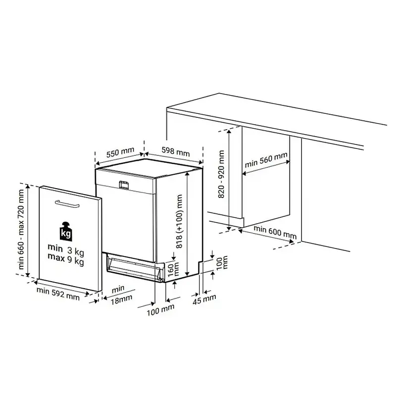 Посудомийна машина BEKO BDIN25325 - фото 6