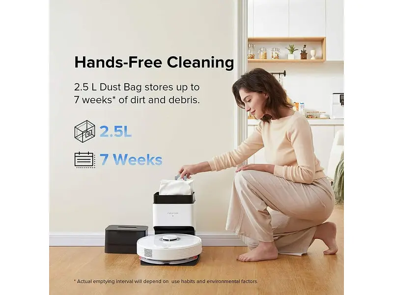 Робот-пилосос з вологим прибиранням RoboRock Vacuum Cleaner Q7 Max+ White - фото 8