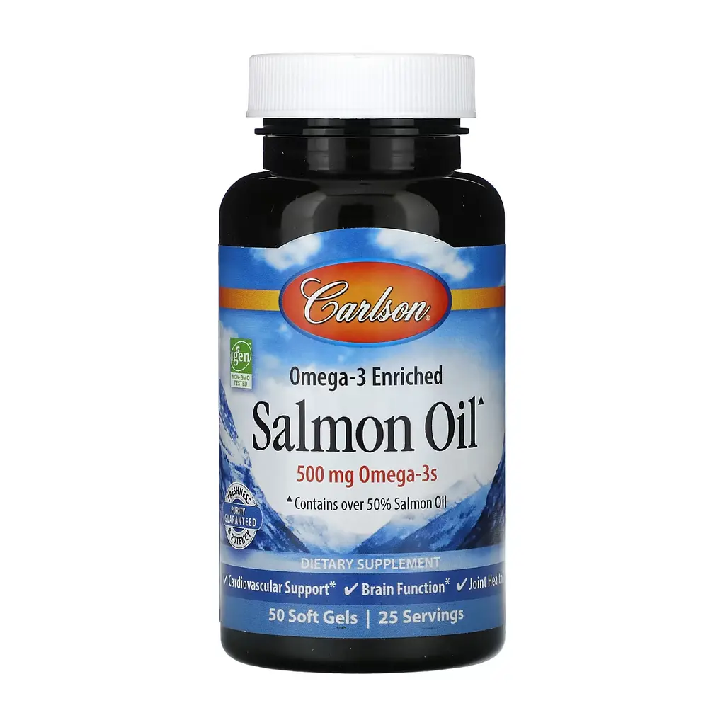 Олія норвезького лосося Омега Salmon Oil 50 softgels
