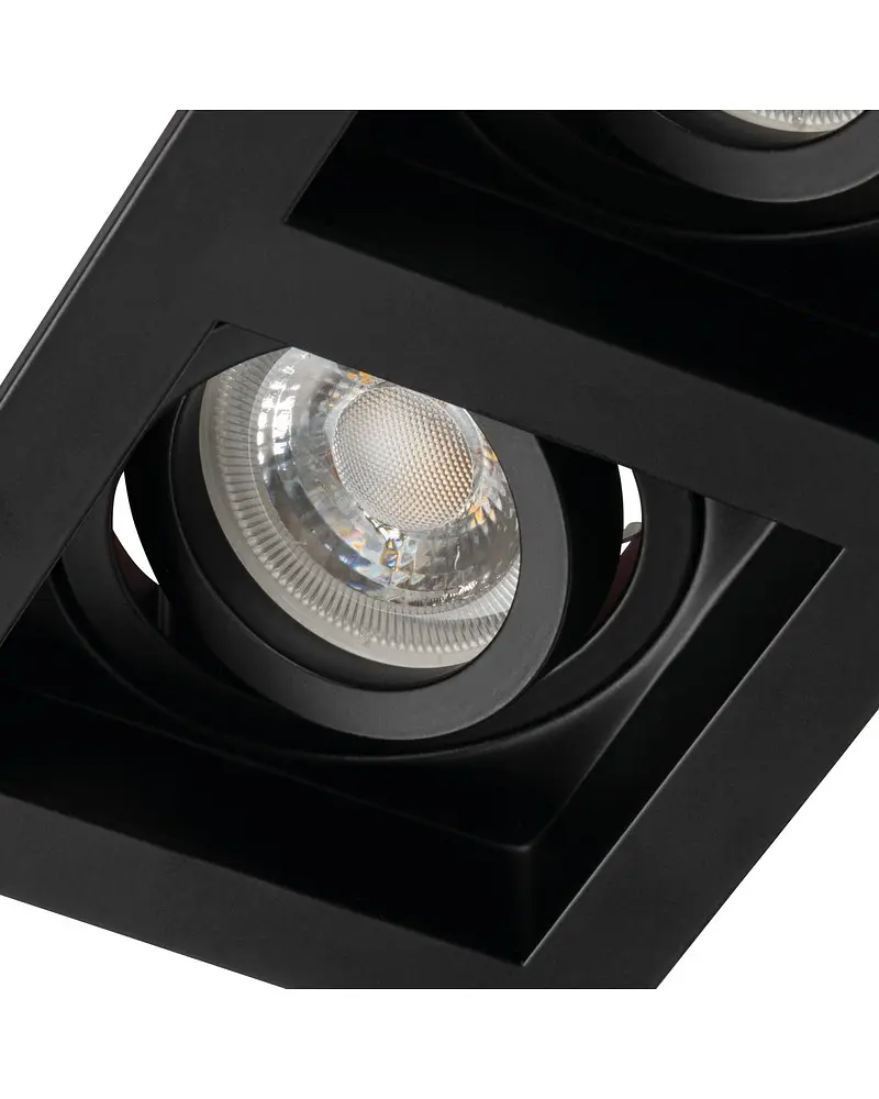 Кільце точкового світильника Kanlux 38368 ARET 2x10W IP20 чорне - фото 2