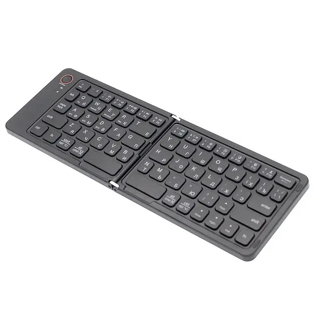 Клавіатура блютуз складна Folding Wireless Keyboard B023, міні бездротова, для телефону, планшета і ПК - фото 4
