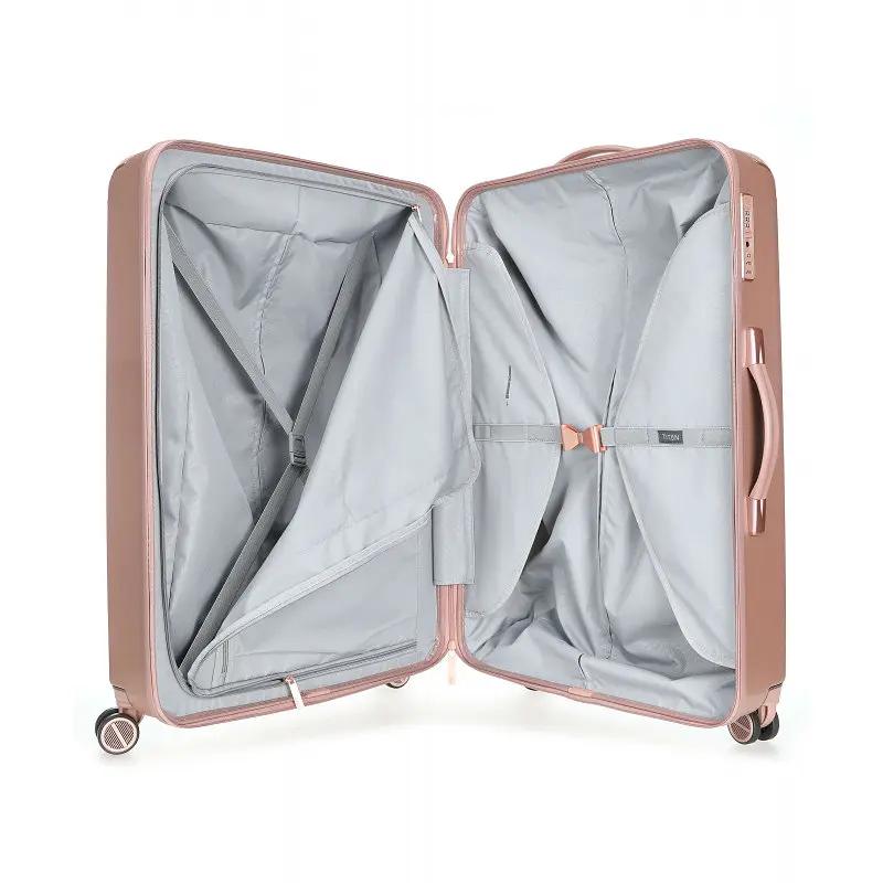 Валіза Titan Barbara Glint на 4 колесах L Ti845404 Rose Metallic (Ti845404-15) - фото 4