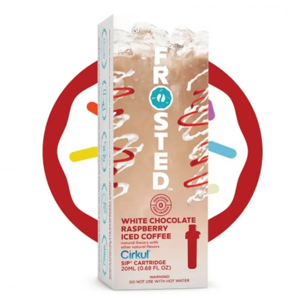 Картридж для напоїв Cirkul Frosted Iced Coffee зі смаком білого шоколаду та малини 1 шт - фото 4