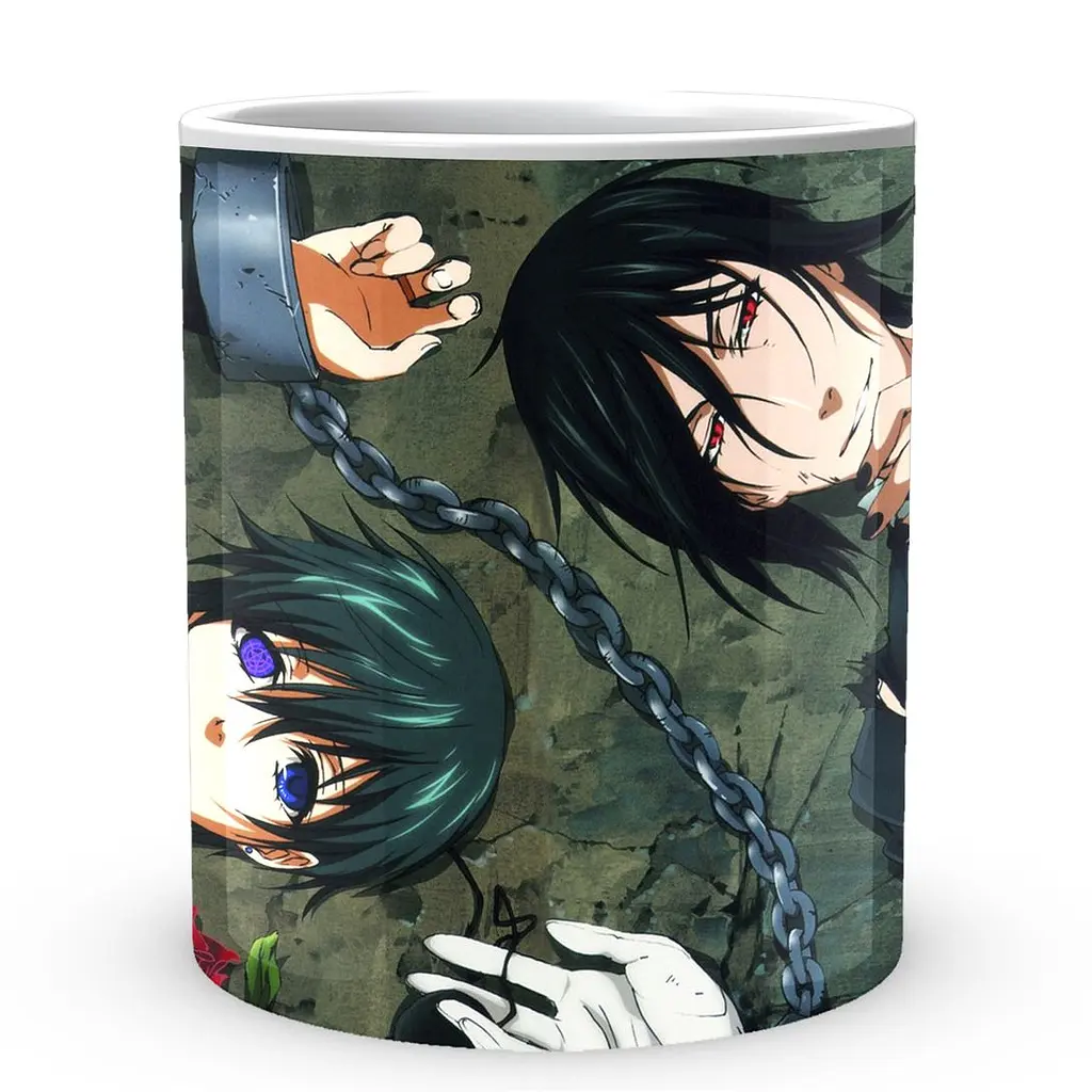 Кухоль GeekLand Black Butler Темний Дворецький on the ground BU.02.06 330 мл білий - фото 3