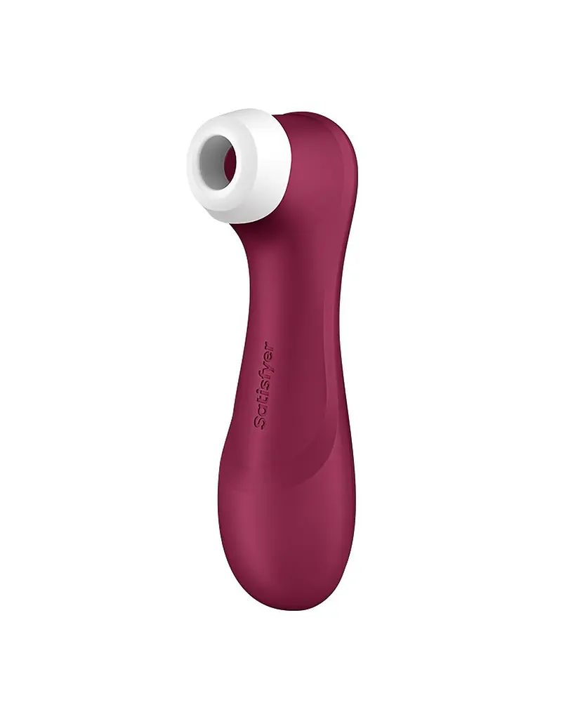 Вакуумний стимулятор клітора з вібрацією Satisfyer Pro 2 Generation 3 Connect App бордовий - фото 6